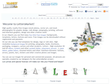 Tablet Screenshot of lettersmarket.com